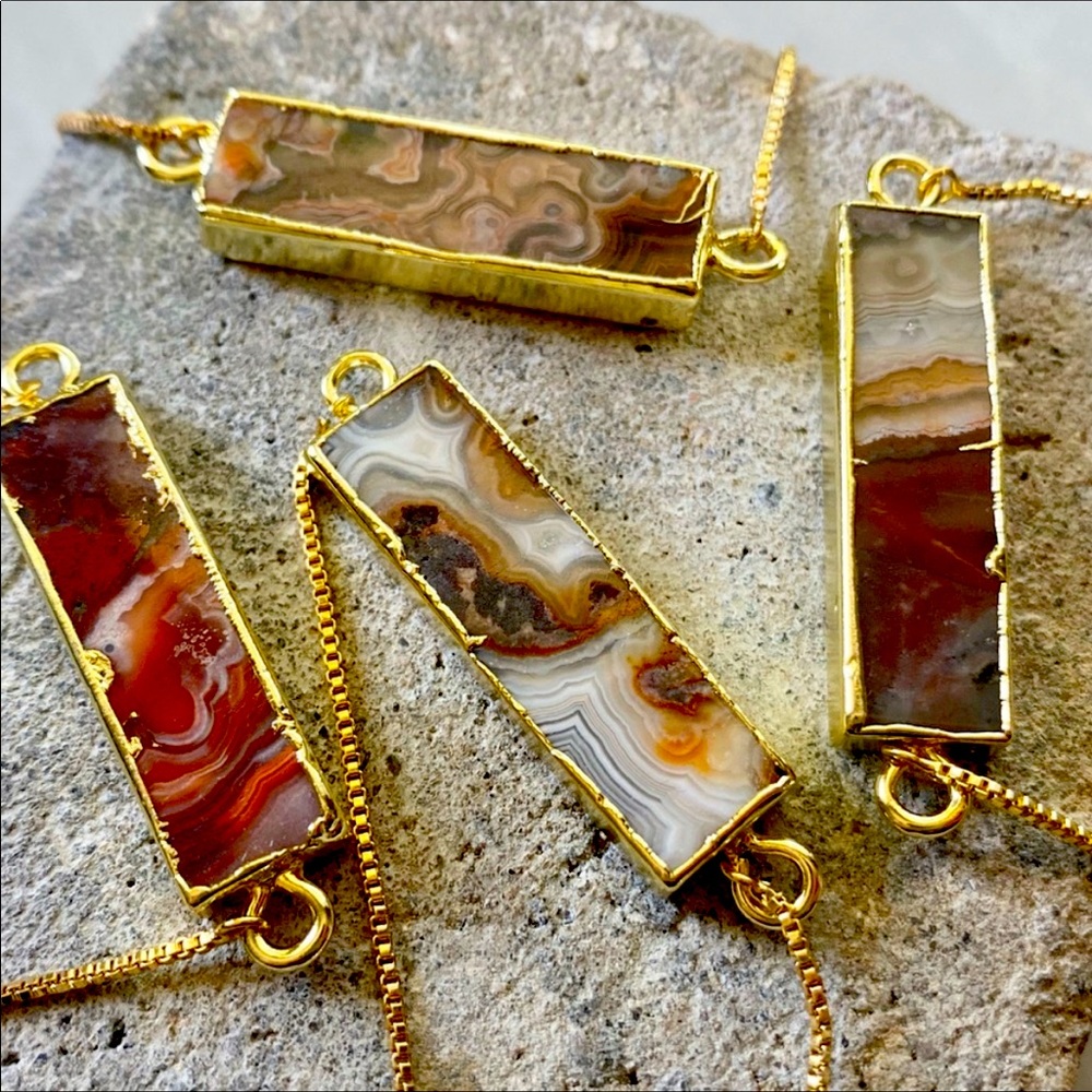 The Veronica Mexican Agate Bracelet